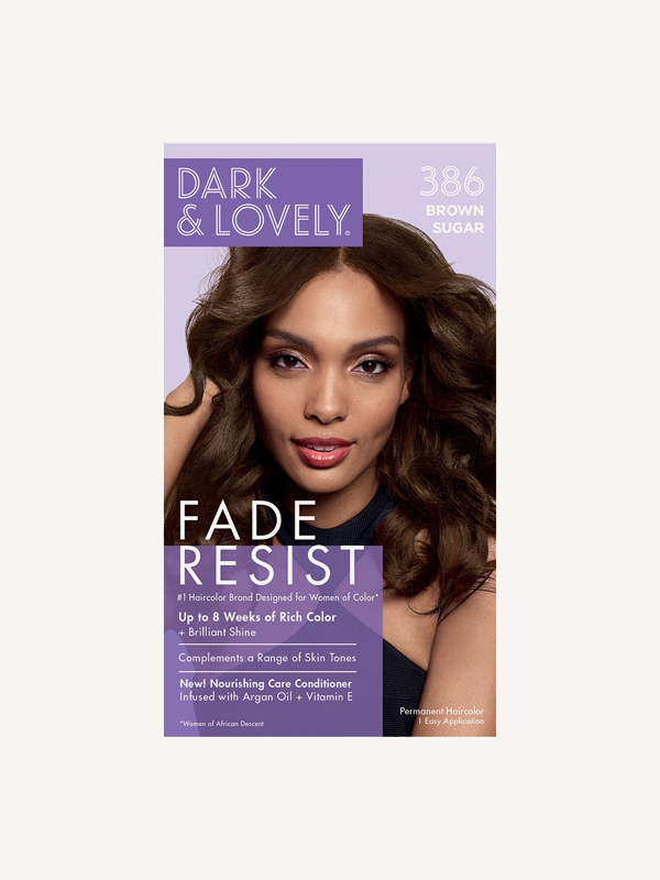 Dark and Lovely – Fade Resist Permanent Hair Color #386 Brown Sugar