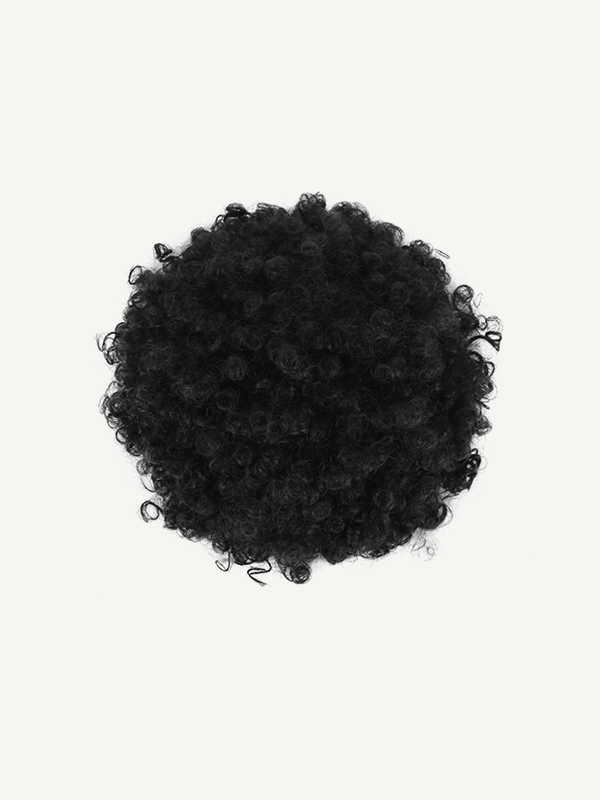 Afro Nordic – Celeste 8" Curly Afro Puff Synthetic Drawstring Ponytail